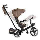 Велосипед триколісний із ручкою EL CAMINO Vector бежевий ME 1162-1 Beige Praline, фото 6