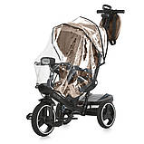 Велосипед триколісний із ручкою EL CAMINO Vector бежевий ME 1162-1 Beige Praline, фото 9