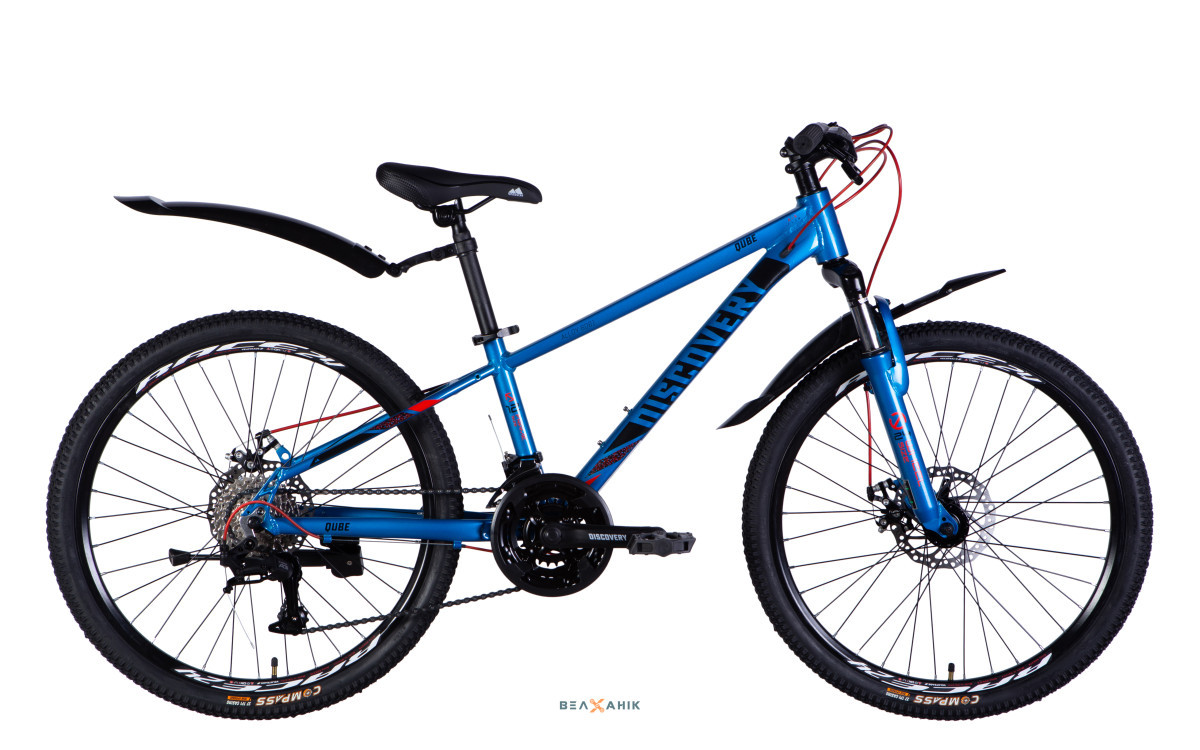 Велосипед 24/quot; Formula QUBE DD CS (рама 11,5/quot;) AL синьо-чорний, фото 1