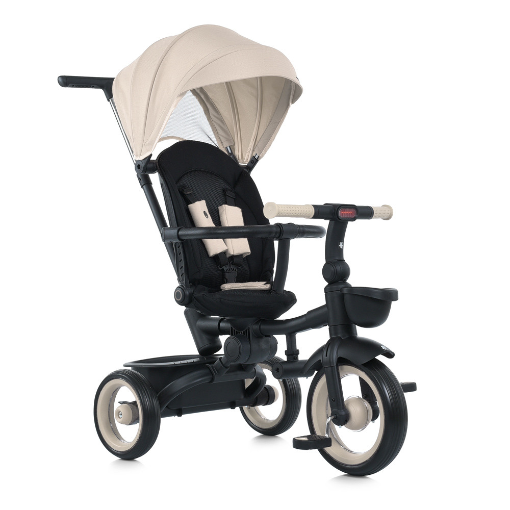 Велосипед триколісний із ручкою Turbotrike бежевий MT 1038 Beige