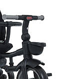Велосипед триколісний із ручкою Turbotrike сірий MT 1038 Grey, фото 4