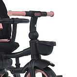 Велосипед триколісний із ручкою Turbotrike персиковий MT 1038 Peach Fuzz, фото 4
