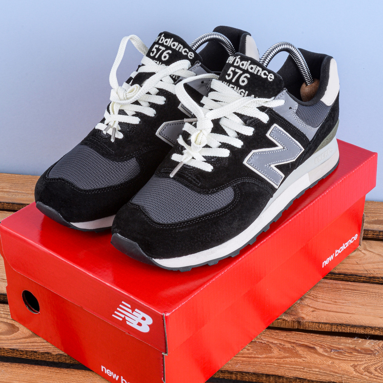 SALE Чоловічі Кросівки New Balance 576 чорні, фото 1