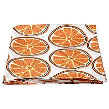 TORVFLY Скатертина, візерунок/кремовий помаранчевий, 145х240 см IKEA 405.571.86