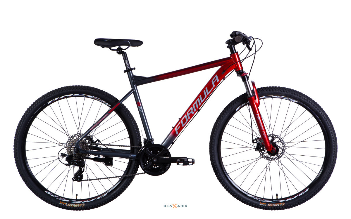 Велосипед 29/quot; Formula F-1 DD CS (рама 21/quot;) AL червоно-сріблястий, фото 1