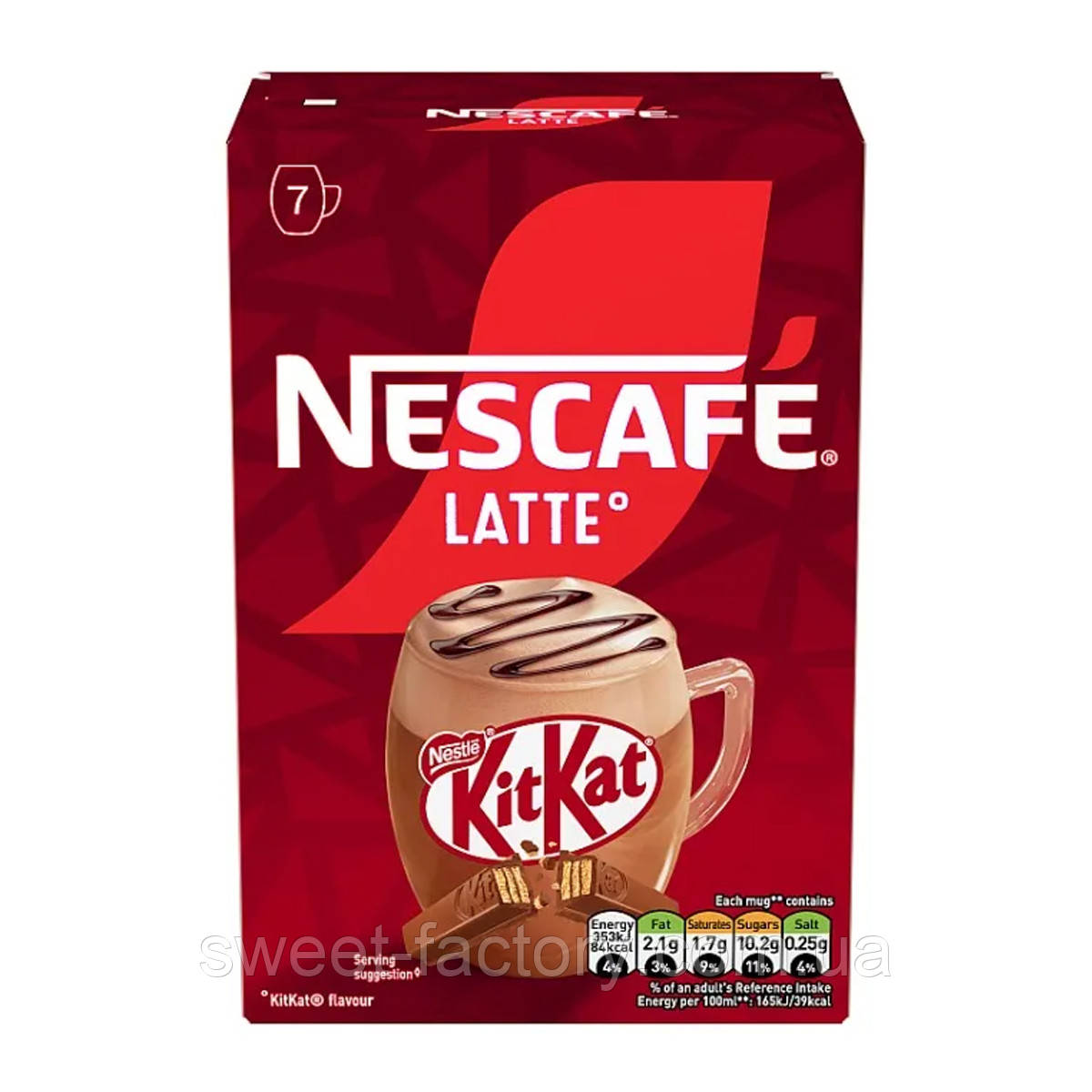 Кава Nescafe Latte KitKat 7s 147g