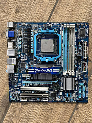 Комплект: AMD Phenom II X4 925 + Gigabyte GA-880GM-USB3 + 8 ГБ DDR3, фото 1