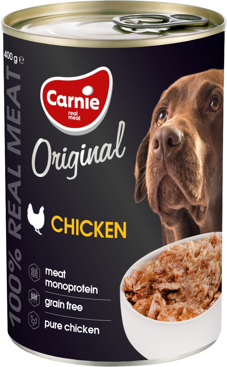 Вологий корм для собак Carnie Original Mono Protein із куркою 400 гр