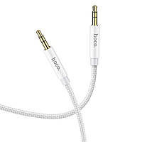Аудiокабель HOCO UPA19 AUX audio cable (L=1M) Silver