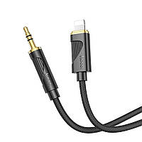 Аудiокабель HOCO UPA30 Friend digital audio conversion cable iP Black