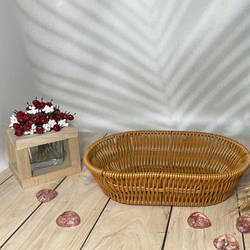 Кошик для хліба темно-коричневий 22х14х5см Helios 7316