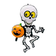 Фігура КИТАЙ-КТ Скелет з гарбузом (УП)
