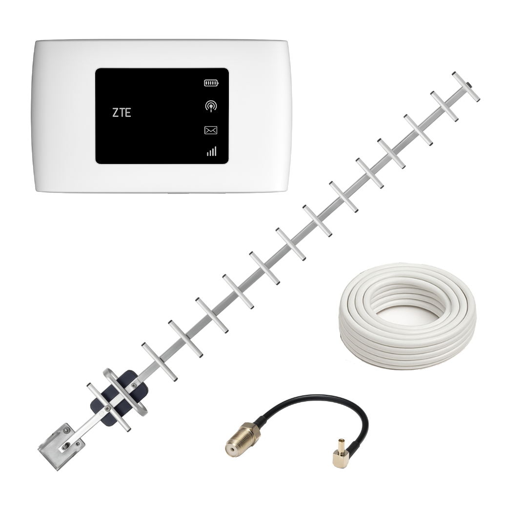 ТОП 3G/4G антенний інтернет комплект ZTE MF920 + антена Стріла Energy 20 Дб (1700-2700 МГц)
