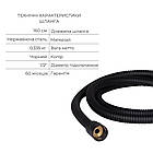 Комплект для ванни Qtap Robin Black: Змішувач для раковини та змішувач для ванни + тримач + шланг + лійка., фото 8