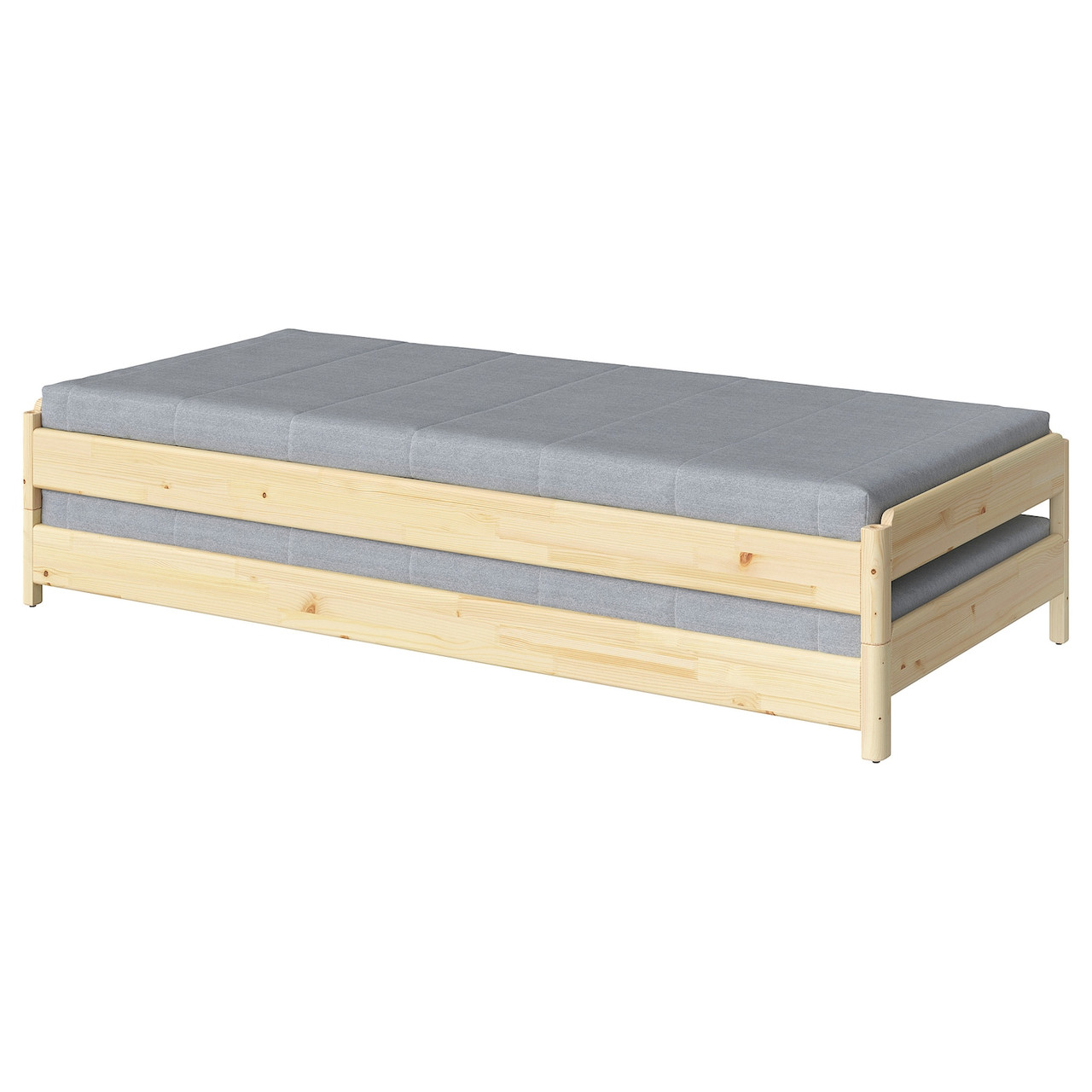 UTAKER  Складне ліжко з 2 матрацами, тверда сосна/Agotnes, 80x200 см IKEA 694.281.32