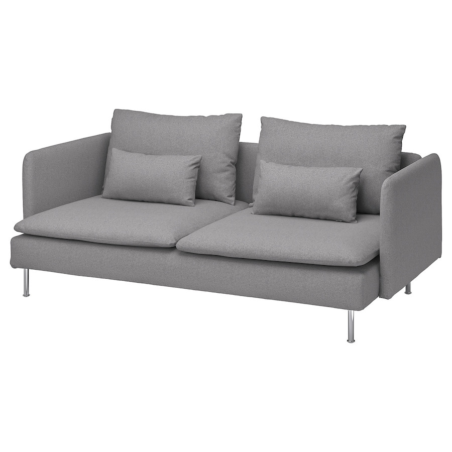 Диван 3-місний IKEA SÖDERHAMN Сірий Tonerud 094.521.01