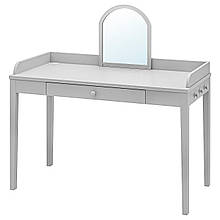 SMYGA  Письмовий стіл з дзеркалом, світло-сірий, 122х60 см IKEA 594.440.95
