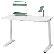 RELATERA Письмовий стіл, білий/світло-сіро-зелений, 117х60 см IKEA 795.557.80