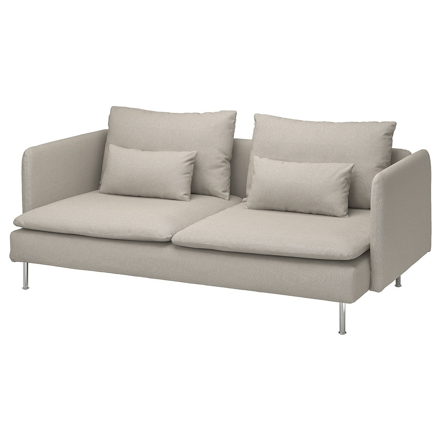 Диван 3-місний IKEA SÖDERHAMN Темно-бежевий Fridtuna 894.496.90