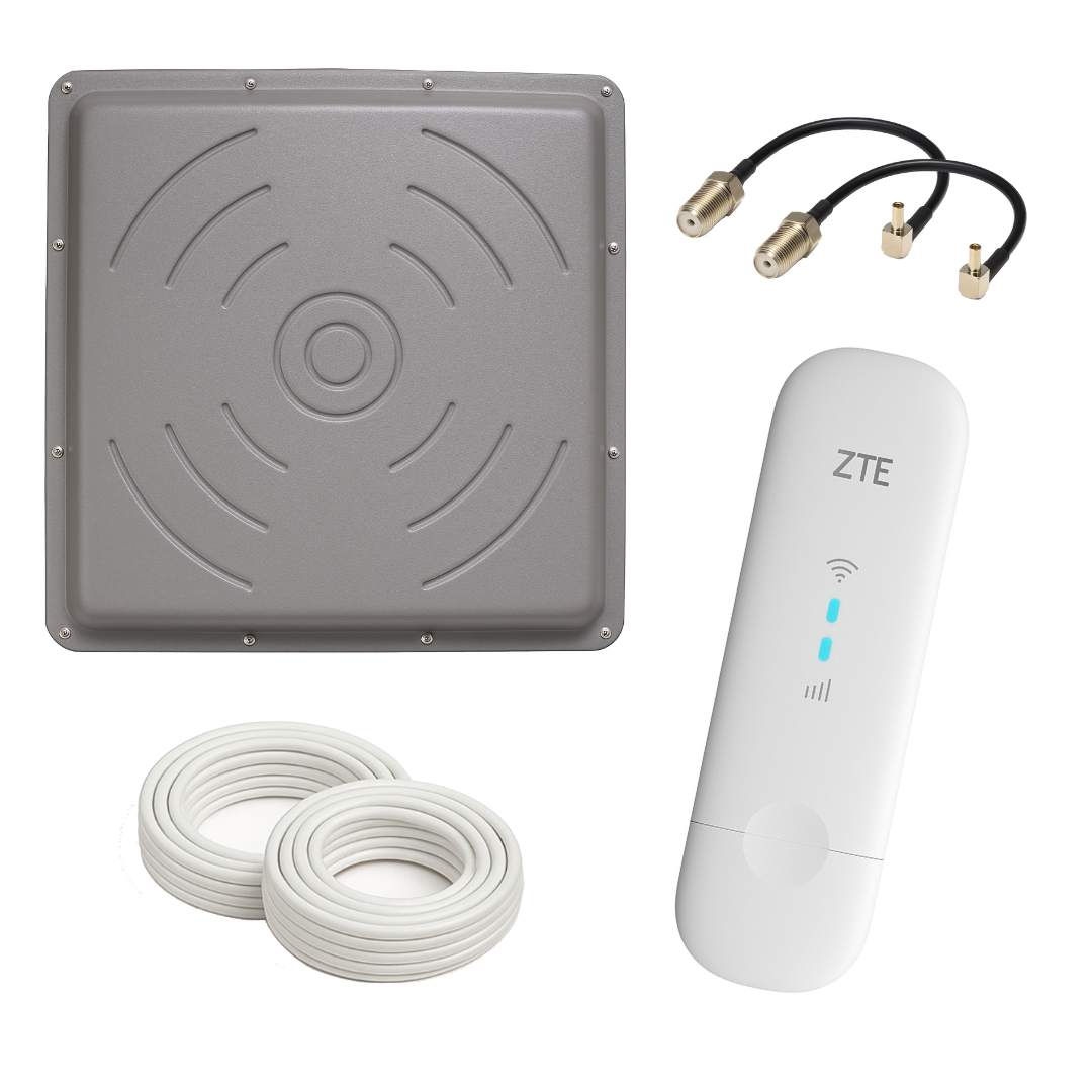 Потужний 4g wifi інтернет комплект 4g wifi модем zte mf79+антена MIMO 24 дб