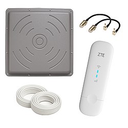 Потужний 4g wifi інтернет комплект 4g wifi модем zte mf79+антена MIMO 24 дб