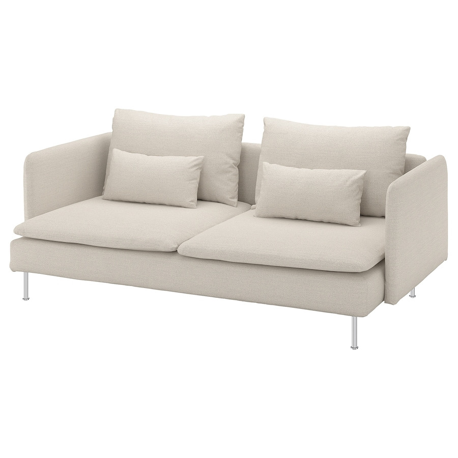 Диван 3-місний IKEA SÖDERHAMN Бежевий Gunnared 495.280.24