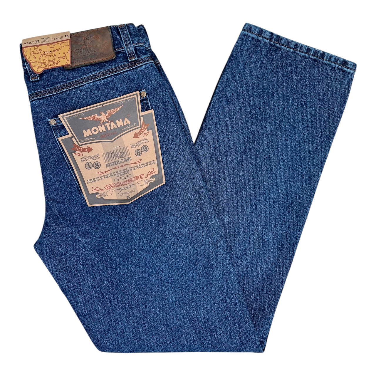 Джинси Montana Montana Dark SW 10040-006 (100% cotton) темно-синій