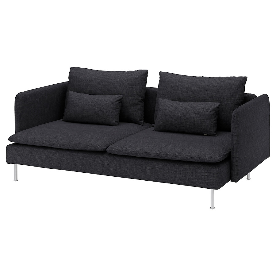 Диван 3-місний IKEA SÖDERHAMN Антрацит Hillared 894.305.82