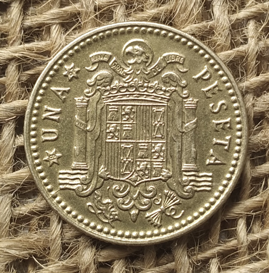 1 песета 1966 року. (67)  Iспанiя