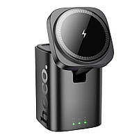 Бездротовий Зарядний Пристрій Hoco CQ20 3-in-1 15W Magnetic (iWatch)