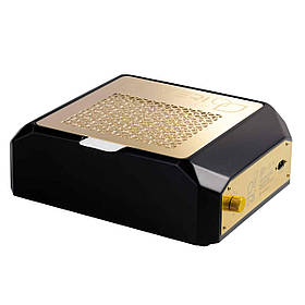 Витяжка для педикюру та манікюру Teri Diamond Black (решітка Gold) з HEPA фільтром витяжка для педикюру