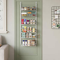 Підвісний органайзер на двері 6-рівневий для ванної кімнати, кухні, комори UMDONX