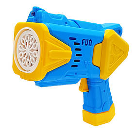 Дитячий генератор мильних бульбашок Пістолет Bambi 2238 (Blue) зі світлом, Toyman