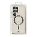 Чoхол TPU Metallic Full Camera with Magsafe для Samsung Galaxy S25 Ultra 5G (S938) Колір Green, фото 6