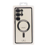 Чoхол TPU Metallic Full Camera with Magsafe для Samsung Galaxy S25 Ultra 5G (S938) Колір Green, фото 3