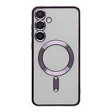 Чoхол TPU Metallic Full Camera with Magsafe для Samsung Galaxy S25+ 5G (S936) Колір Black, фото 10