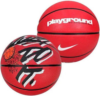 М'яч баскетбольний Nike Everyday Playground 8P GRAPHIC DEFLATED розміри 5  гумовий (для гри на вулиці)