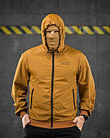 Мужская Ветровка Милитари куртка Oblivion Койот Весна/Лето с капюшоном, армейская куртка