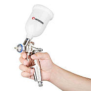 Краскопульт пневматичний HVLP II MINI професійний INTERTOOL PT-0128, фото 10