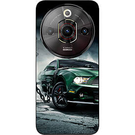 Бампер силіконовий Case для ZTE Nubia Focus Pro 5G з малюнком Мустанг