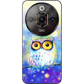 Бампер силіконовий Case для ZTE Nubia Focus Pro 5G з малюнком Совонька