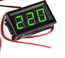 Тестер напруги постійного струму живлення DC 2-30V зеленый