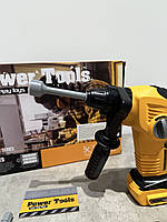 Набір iнструментів T016A дриль, насадки 4шт., окуляри, маска захисна, світло, на батарейках 3 АА, в коробці, 32,5-23,5-6,5см., фото 5