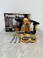 Набір iнструментів T016A дриль, насадки 4шт., окуляри, маска захисна, світло, на батарейках 3 АА, в коробці, 32,5-23,5-6,5см., фото 2