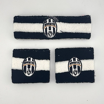 Набір напульсник та пов'язка на голову FC Juventus GH-310