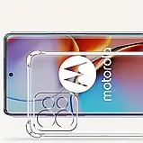 Протиударний прозорий чохол для Motorola Moto Edge 40 Pro, фото 4