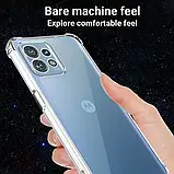 Протиударний прозорий чохол для Motorola Moto Edge 40 Pro, фото 5