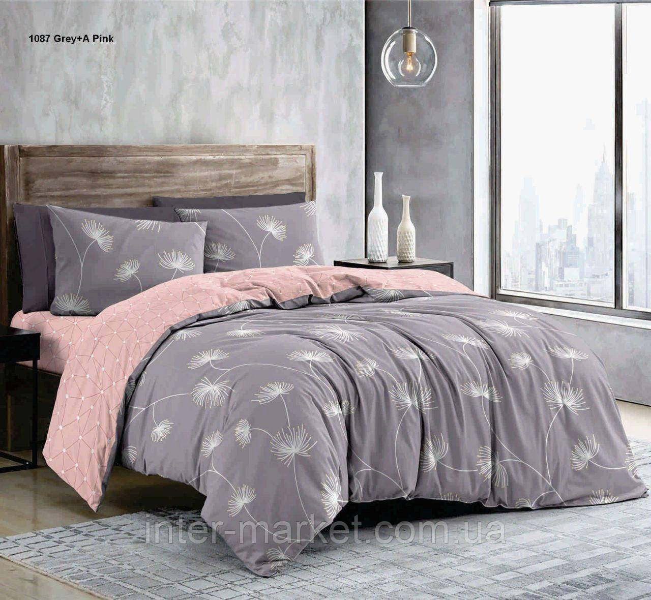 Двуспальний комплект якісної постільної білизни Бязь Gold Lux 180*200