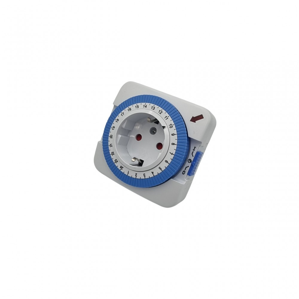Таймер в розетку електромеханічний добовий TG-50 TAKEL
