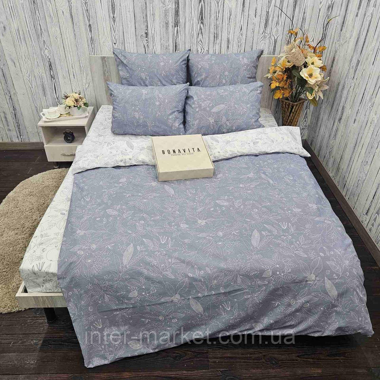 Полуторний комплект якісної постільної білизни Бязь Gold Lux 150*220